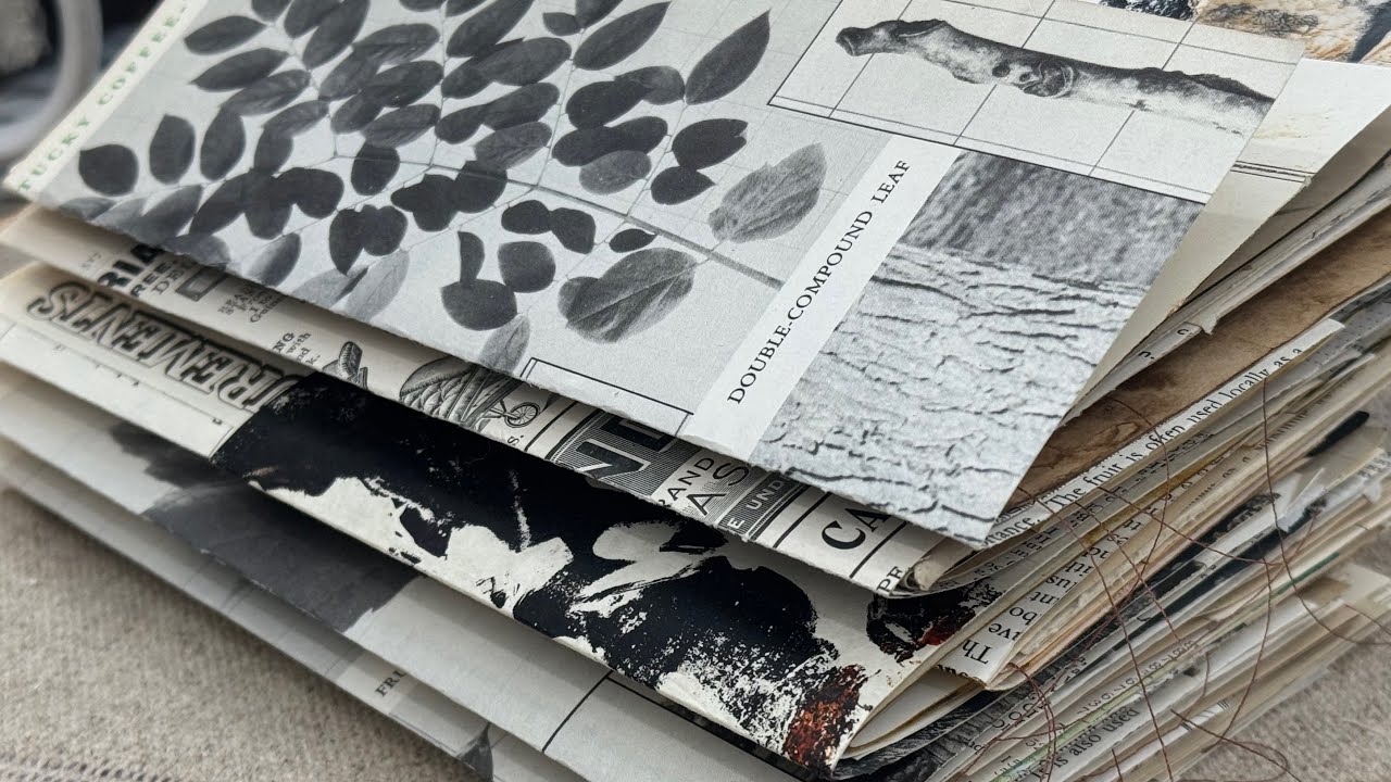 How I build my Botanical journals part 1 and 2 with sound correction 😊