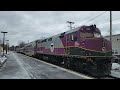 MBTA 1033 Cab Car 1708 in Balardvale MA 
