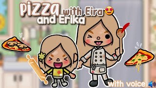 MAKE PIZZA WITH EIRA 🍕😋🤩 | Toca Boca | Toca Erika