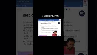 Solve 10 PYQs from 1 Concept| Parliamentary System PYQs 🔥 part - 5 | Crack #prelims2026 #new #upsc
