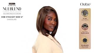Outre Perfect Hairline NueBlend 13 x6 Lace Frontal Wig HHB-Straight Bob 12
