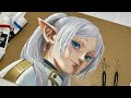 【葬送のフリーレン】リアルに?描いてみた|アニメ化|Netflix