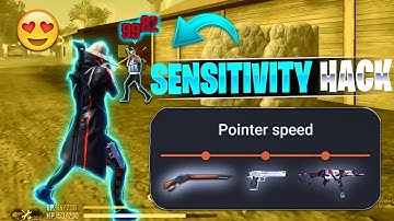FREE FIRE - PRO ( HEADSHOT SETTING ) { POINTER SPEED } BEST ( SENSITIVITY HACKS ) FOR ALL PLAYERS