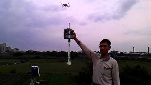 Quadcopter loiter test with APM 2.5 flight controller