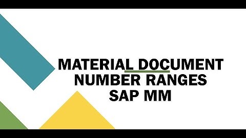 material document number ranges sap mm | goods receipt GRN document number ranges sap mm | ombt