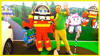 거대한 장난감 자동차! - 로보카 폴리 - 브룸스 타운 구조대 ( Робокар Поли, 로보카 폴리 ) 어린이를 위한 동영상 screenshot 5