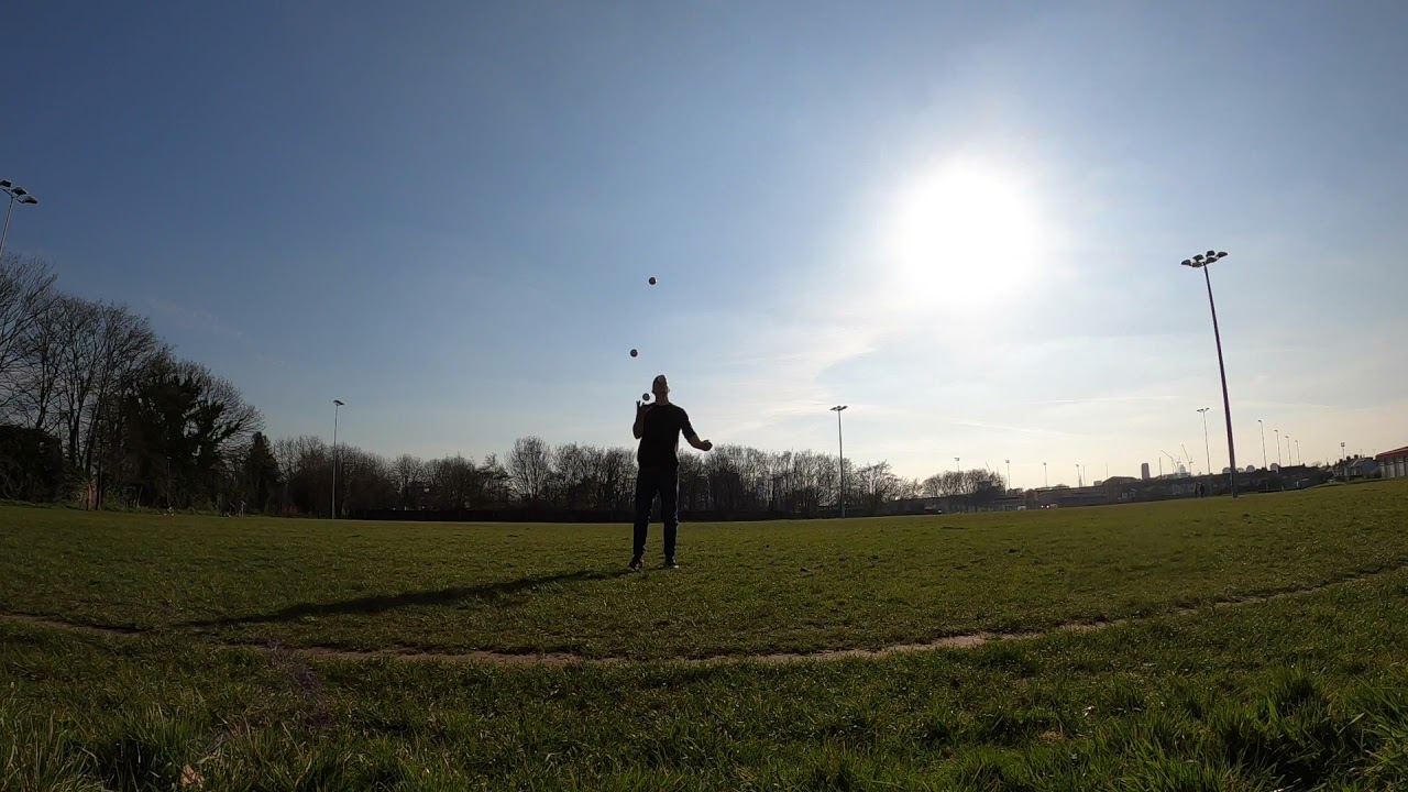 5 Balls Half Shower from Cascade | Juggling Trick Demonstration
