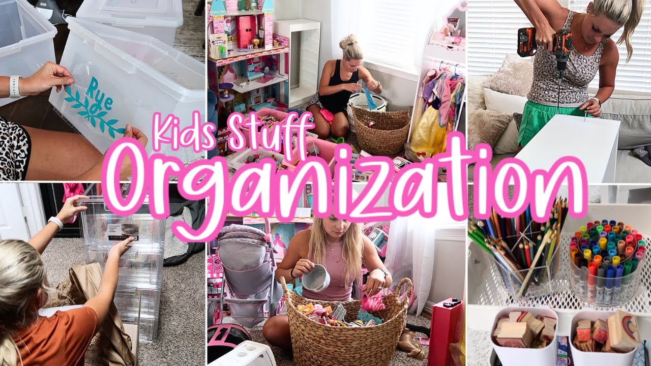 KIDS STUFF AND PLAYROOM ORGANIZATION / TOY ORGANIZATION IDEAS / KIDS TOY  STORAGE / 