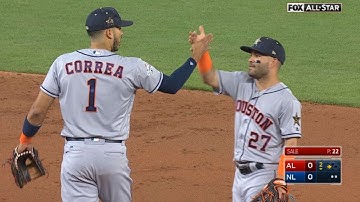 2017 ASG: Altuve, Correa combine to turn 4-6-3 DP
