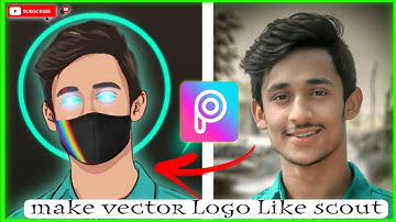 How to make Vector Logo like SCOUT On Android// Only Use Of Picsart