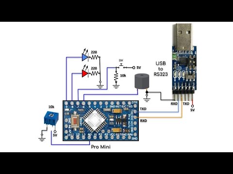 Video: Paano I-program Ang Arduino Pro Mini Gamit Ang Isang Programmer