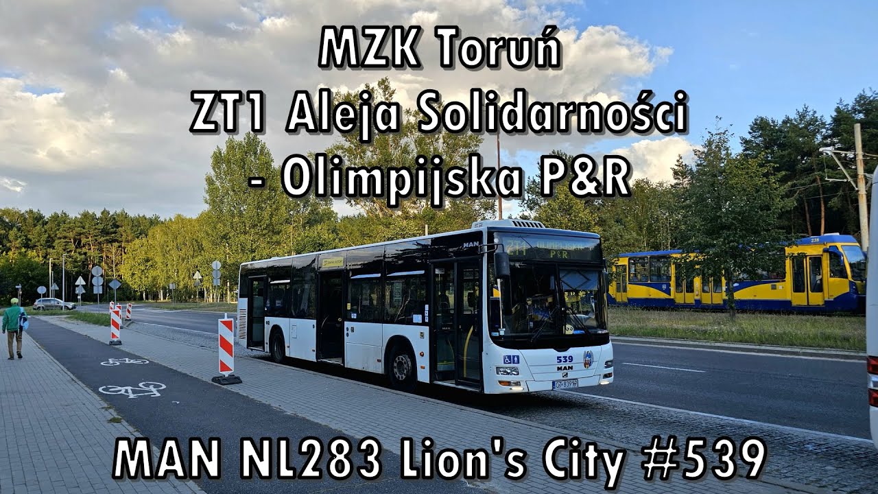 MZK Toruń - linia ZT1, MAN NL283 Lion's City #539