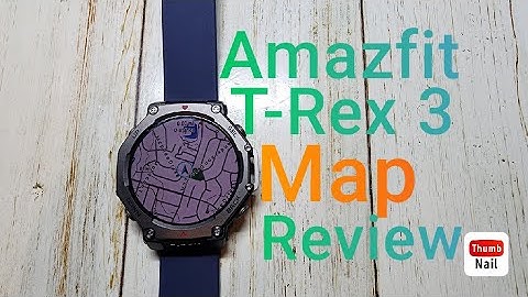 Amazfit Trex 3 Mapping Overview