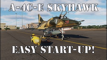DCS A-4C-E Skyhawk Free Mod Start Up