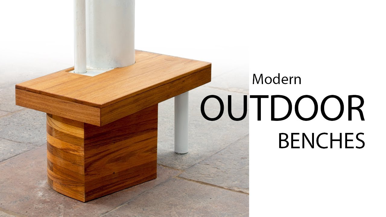 Making Modern Outdoor Benches