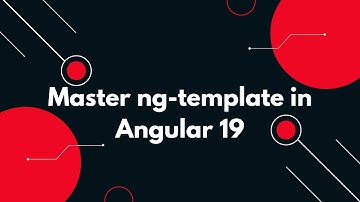 #19 🌟 Angular 19 Tutorial: Master Conditional Rendering with ng-template 🚀