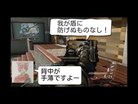 【FPS】シールドの便利さが伝わった戦闘【BO2】