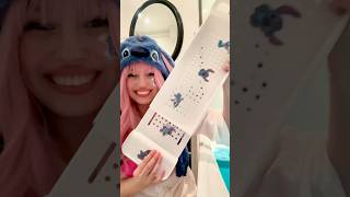 Stitch bath routine asmr💙 What characternext? #asmr #bathtime #bathroomdecor
