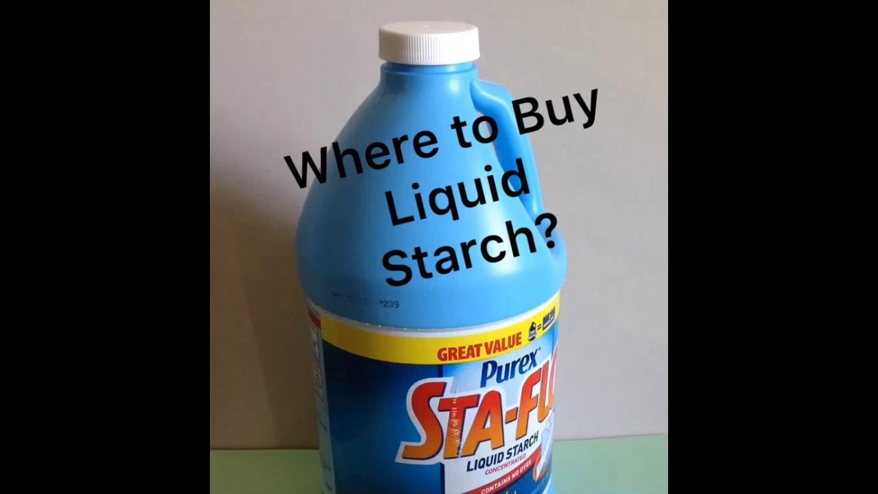 Liquid Starch for my Papier Mâché projects and where to find it YouTube
