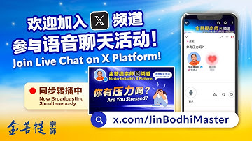 你有压力吗？之一 | 金菩提宗师X频道· 语音聊天