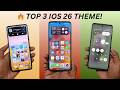 Top 3 iOS 26 Inspired HyperOS Themes You Must Try! 🔥