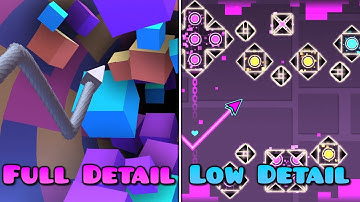 WHAT by Spu7Nix + Full Detail vs LDM Comparison - Geometry Dash