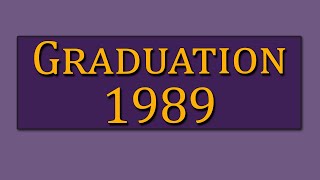 Graduation 1989