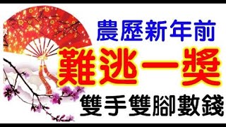 這六個生肖農曆新年前難逃一獎，雙手雙腳數錢