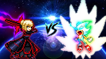 Alter Saber TP V3 (New) VS Sonic Chaos OP (all form) in Jump Force Mugen