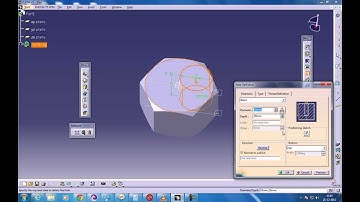 Catia v5 Tutorials|Part Design|Bolean Operation|Union Trim|M12 Nut|Start to Finish