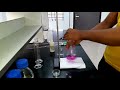 Determination of partition coefficient of acetic acid between chloroform and water at room temp.