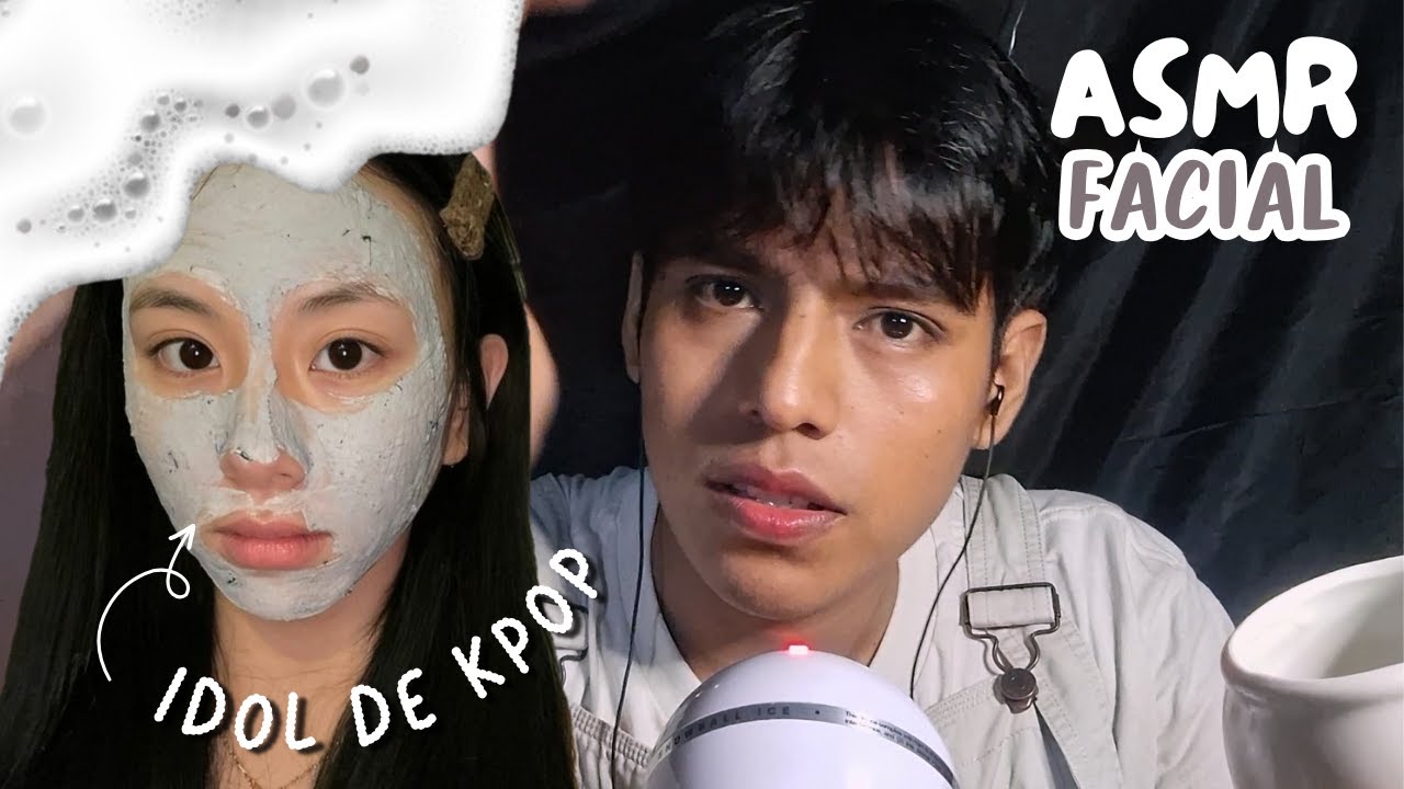 ASMR kpop Roleplay!! - Spa Facial a un IDOL!