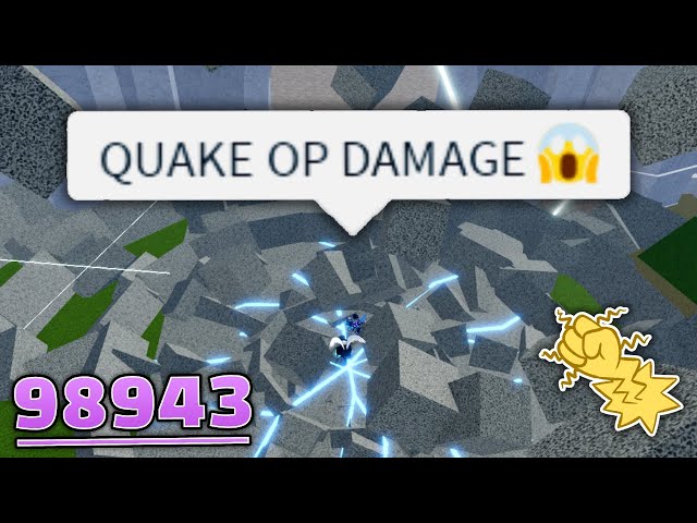 These Quake Combos Are TOO OVERPOWERED.. (Blox Fruits) 