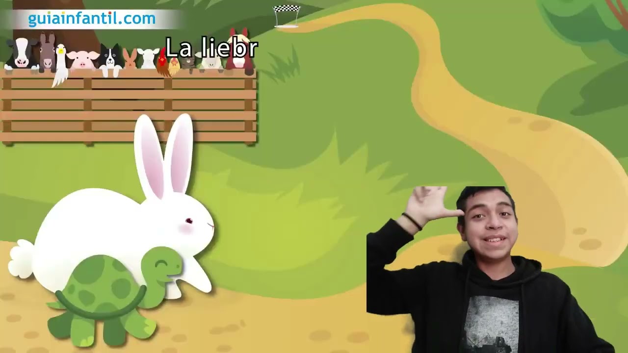Fábula "La liebre y el conejo" - YouTube