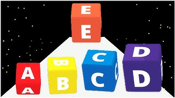 AZ Bounce - merge cube abc - Gameplay Walkthrough - Max Levels (lvl 1-10)