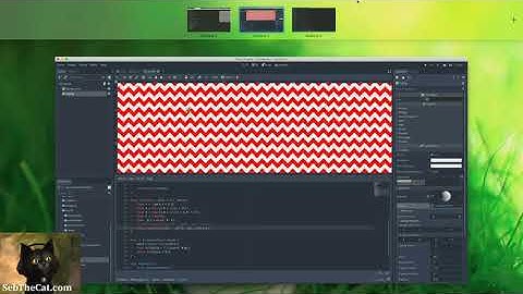GameDev: Godot Engine - 2D split-screen game for mobile. Working on visuals and  (Part 4/19)