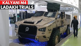 Kalyani M4 armored personnel carrier in Ladakh trials