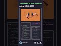 Animated 404 Page Not Found using HTML, CSS and JavaScript