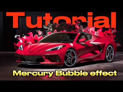 Warped Mercury bubble masking car effect tutorial 🤩🔥🔥 #edit