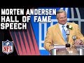 Morten Andersen's Hall of Fame Speech | 2017 Pro Football Hall of Fame | NFL