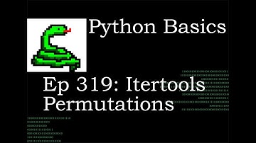 Python Basics Itertools Permutations