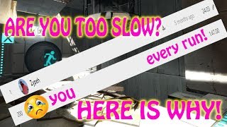 Why You're Losing Time In Portal 2 (Movement Tips and Advice)