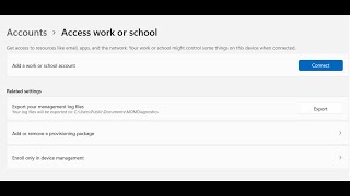 How To Add Or Remove a Work or School Account From Windows 11 Computer