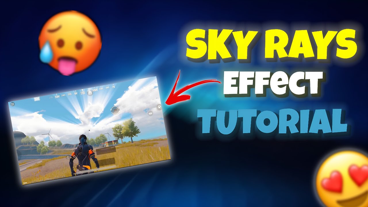 Sky Rays Effect HOW TO ADD SKY RAYS EFFECT IN BGMI😍| SKY RAYS EFFECT EDITING TUTORIAL🔥 ...