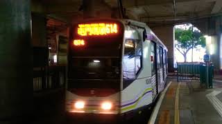 輕鐵614(第一期1008+1049)由屯門碼頭總站至兆禧苑站