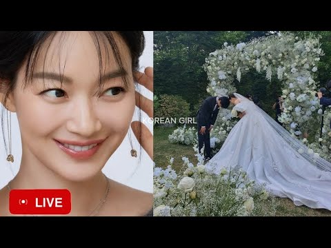 Inside Kim Woo Bin \u0026 Shin Min Ah’s Wedding: The Bouquet Toss Moment!