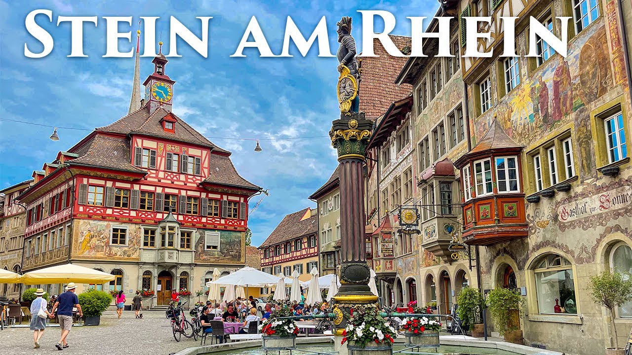 Stein am Rhein 4K The Most Beautiful Small Town in Switzerland