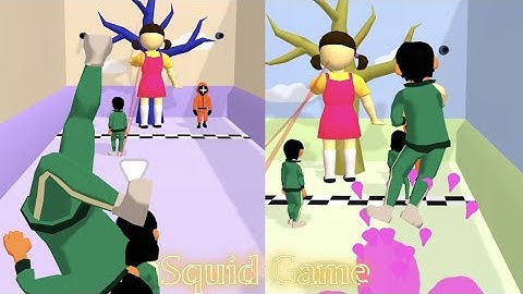 Squid Game - K-Run Challenge 3D - Squid Game 3D 🦑🥷 All Levels Gameplay Trailer Android,ios New Game