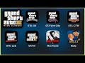 GTA Mobile: GTA: San Andreas,Grand Theft Auto: Vice City,Chinatown Wars,Liberty City Stories,GTA 3