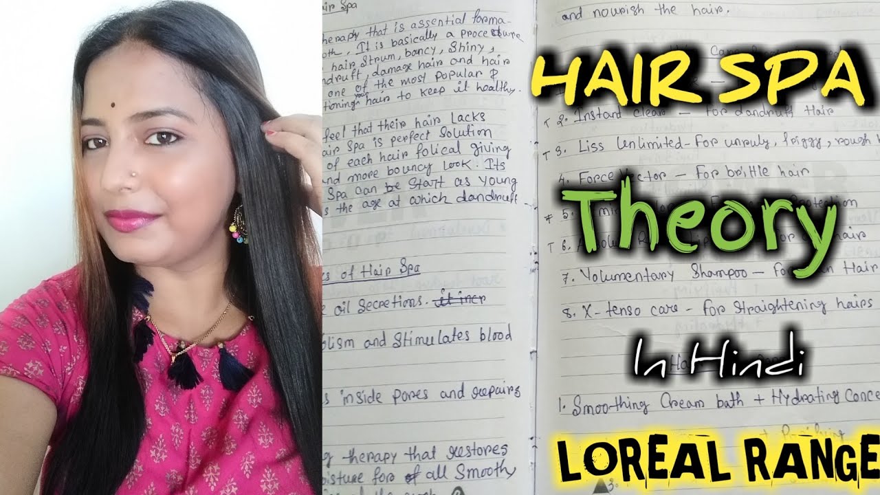 Hair Spa Theory In Hindi #HairSpa /Beauty Collection - YouTube